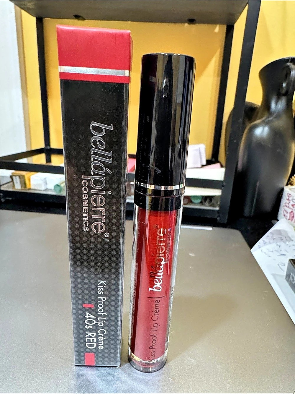bellapierre Kiss Proof Lip Creme Red Lip Creme 40s RED NWT